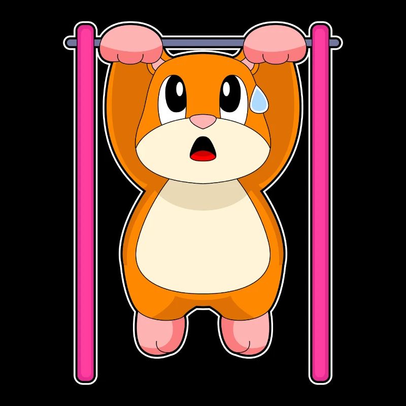 Hamster Bodybuilder Tractions Musculation