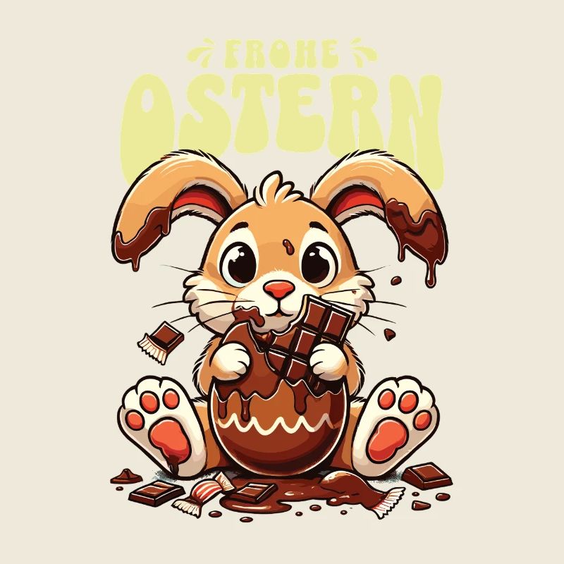Dégustez du chocolat lapin de Pâques