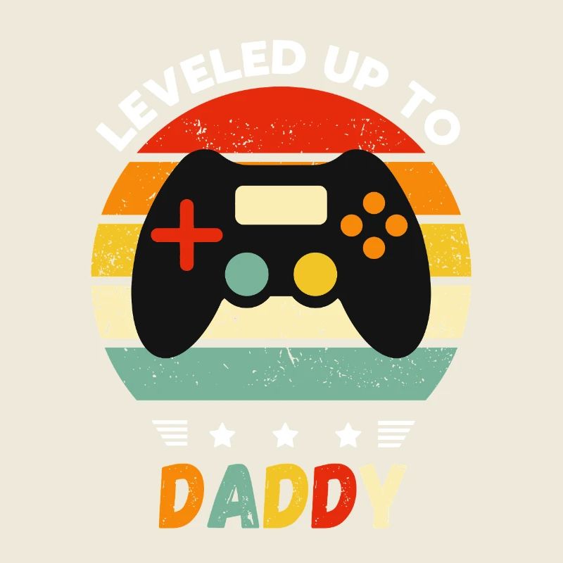 Father's Day Dad Daddy Console Game Retro Computer