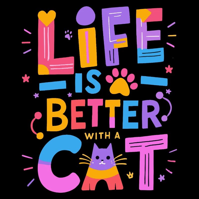 Life is Better With A Cat