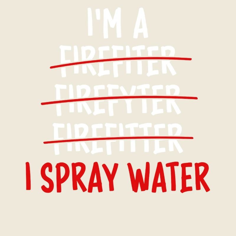 Funny Fire Brigade Design for Firefighters