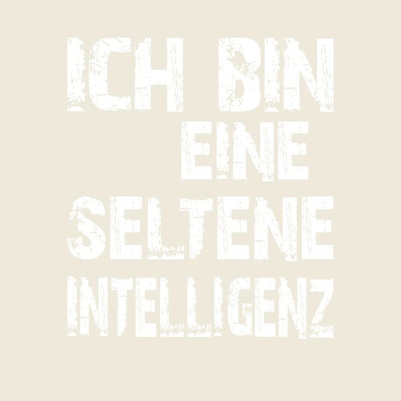 KI Spruch Ich bin eine seltene Intelligenz