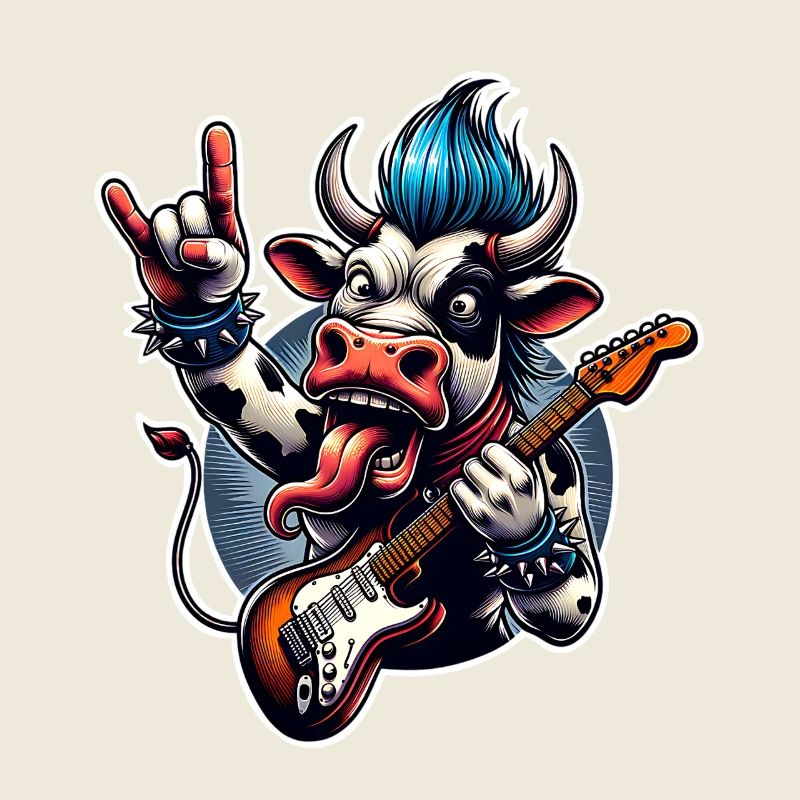 Kuh Rock and Roll Guitarist