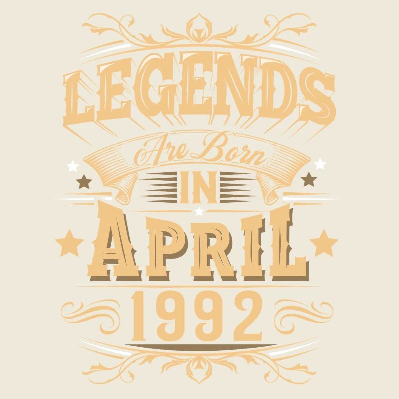Légende de l’anniversaire d’avril 1992
