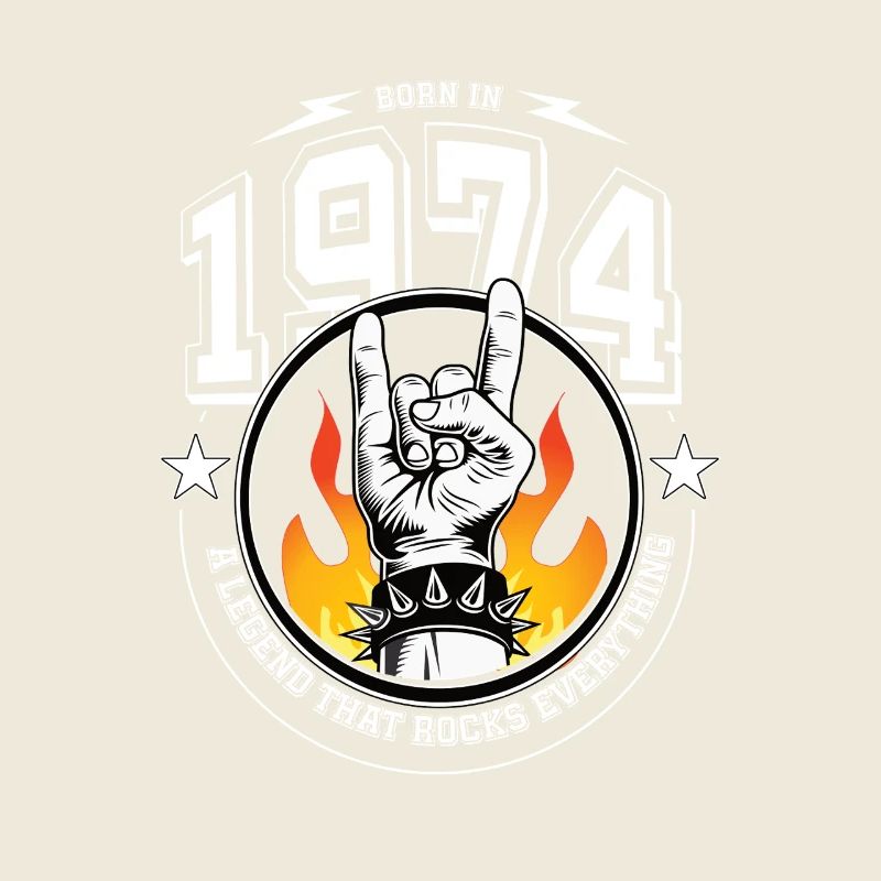 1974 Birthday, rocks everything
