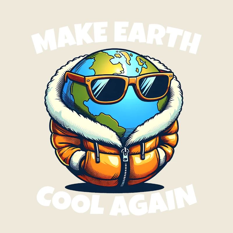 Make Earth Cool Again Climate Change Protest Demo