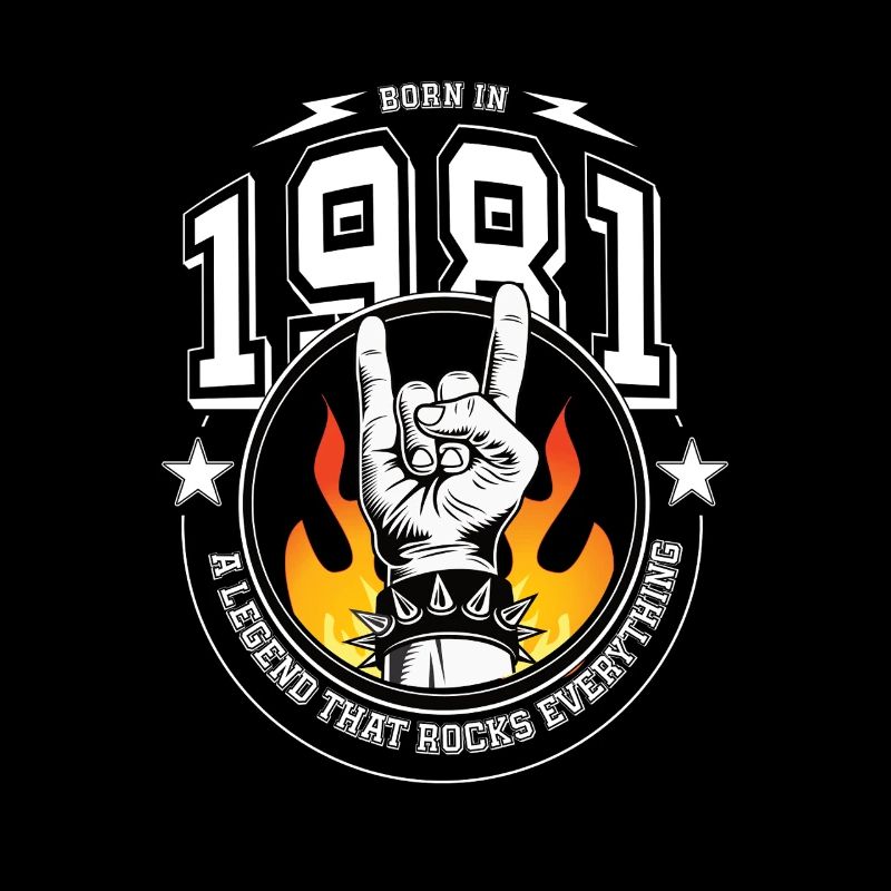 1981 Birthday, rocks everything