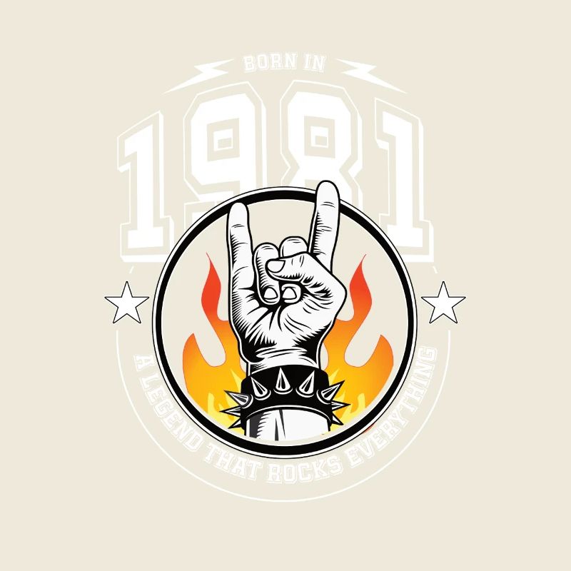 1981 Birthday, rocks everything