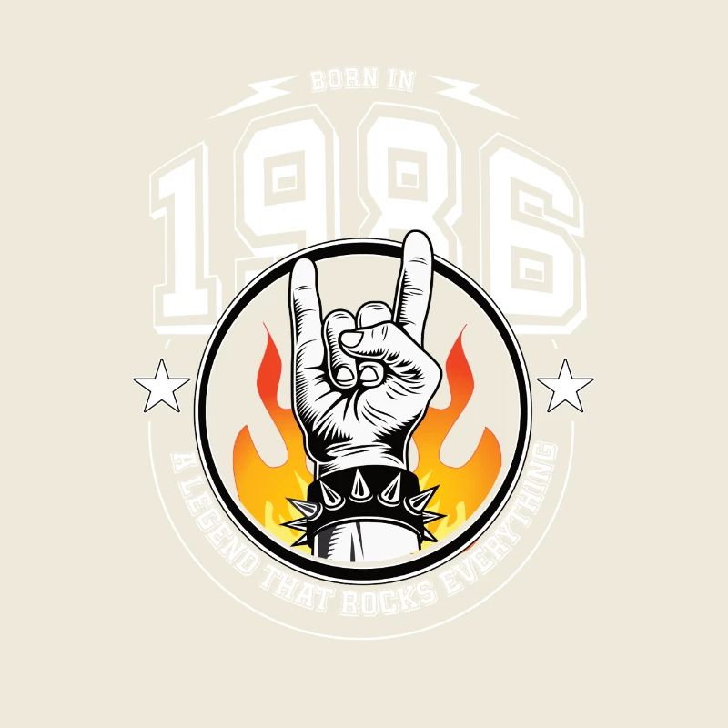 1986 Birthday, rocks everything