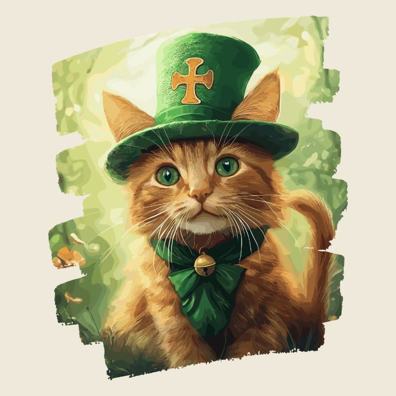 St Patricks day Katze
