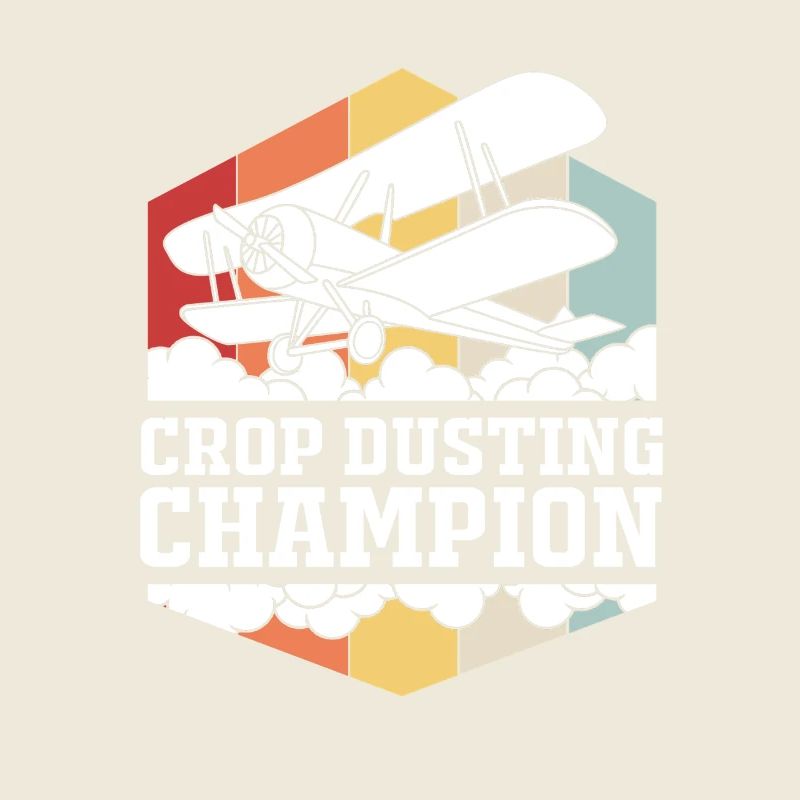 Crop Duster Flugzeug Pilot Geschenk