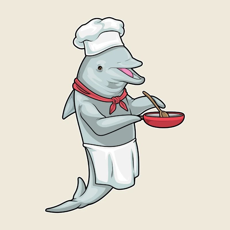 Dolphin Cooking Pan Cooking