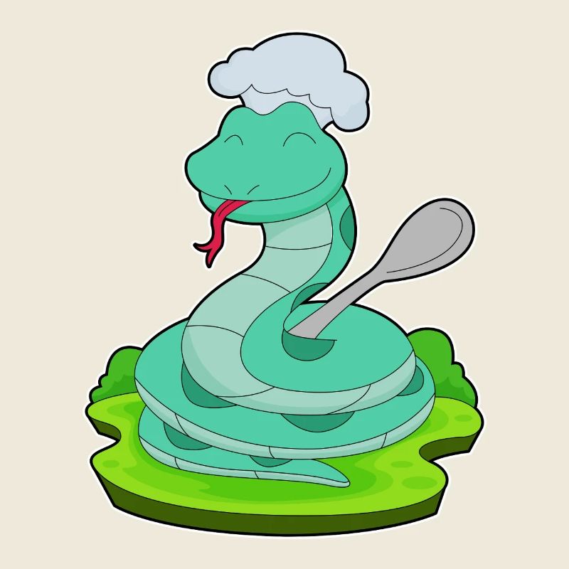 Serpent Cuillère de Cuisine Cuisson