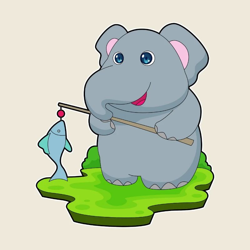 Pêche au poisson éléphant