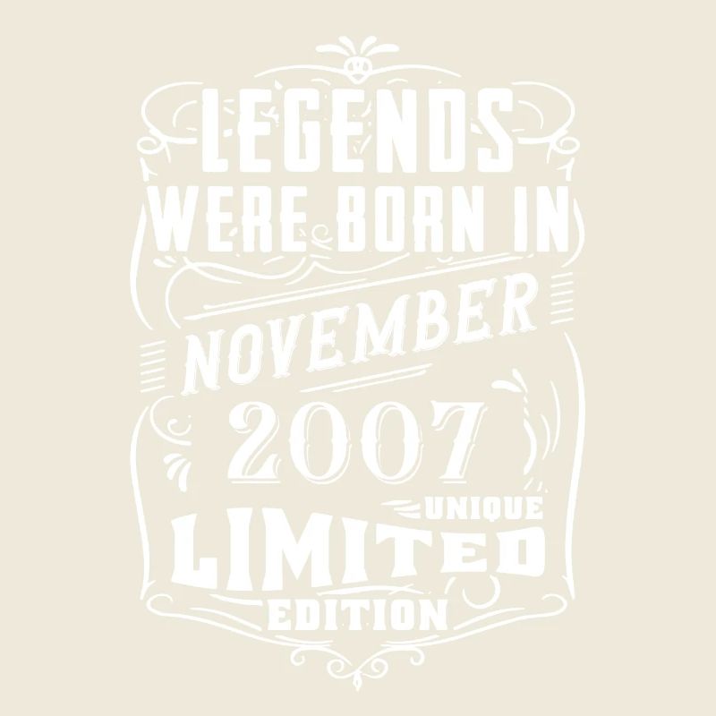 Geburtstag November 2007 Limited Edition Legende