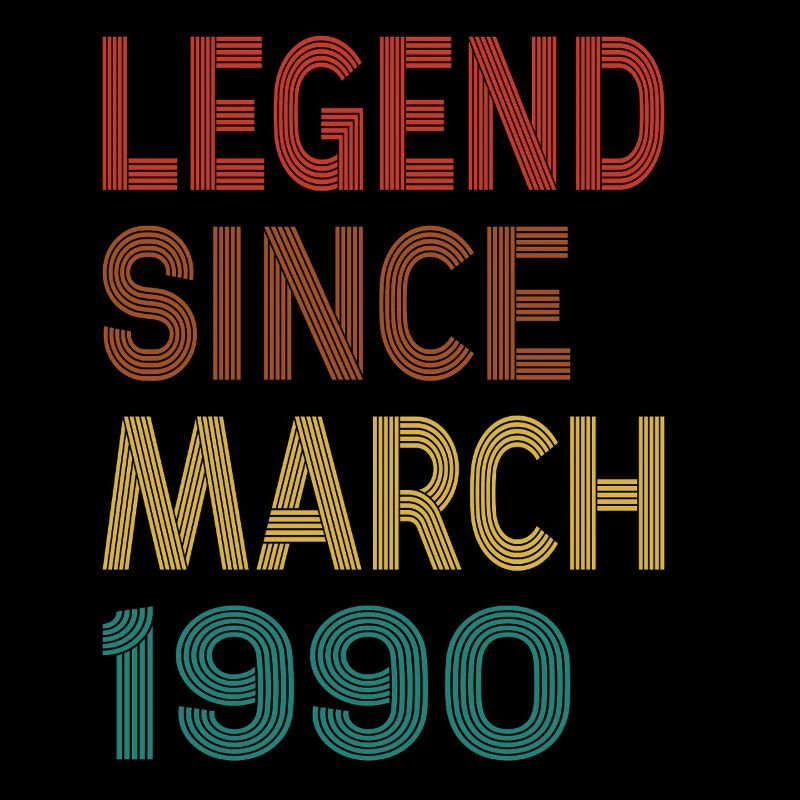 Vintage Legend Since March 1990, 35th birthday