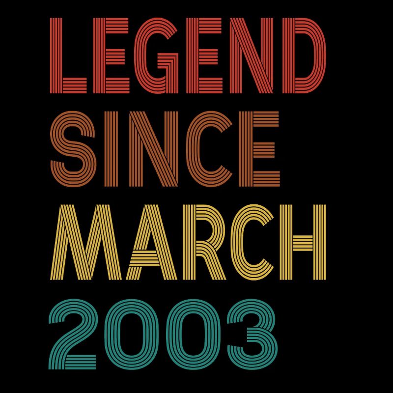 Vintage Legend Since March 2003, 22nd birthday