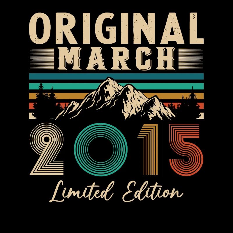 Mars 2015 Vintage Cadeau Anniversaire