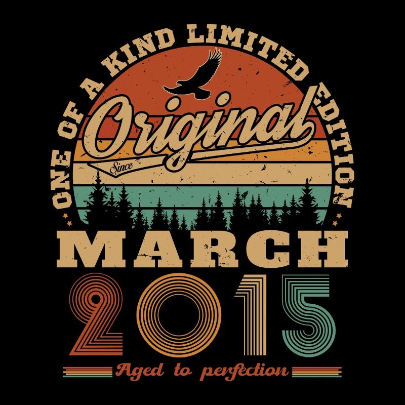 Mars 2015 Vintage Cadeau Anniversaire
