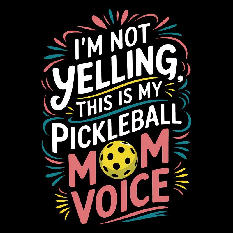 Pickleball Spruch Mama Lustige Pickleball Geschenk