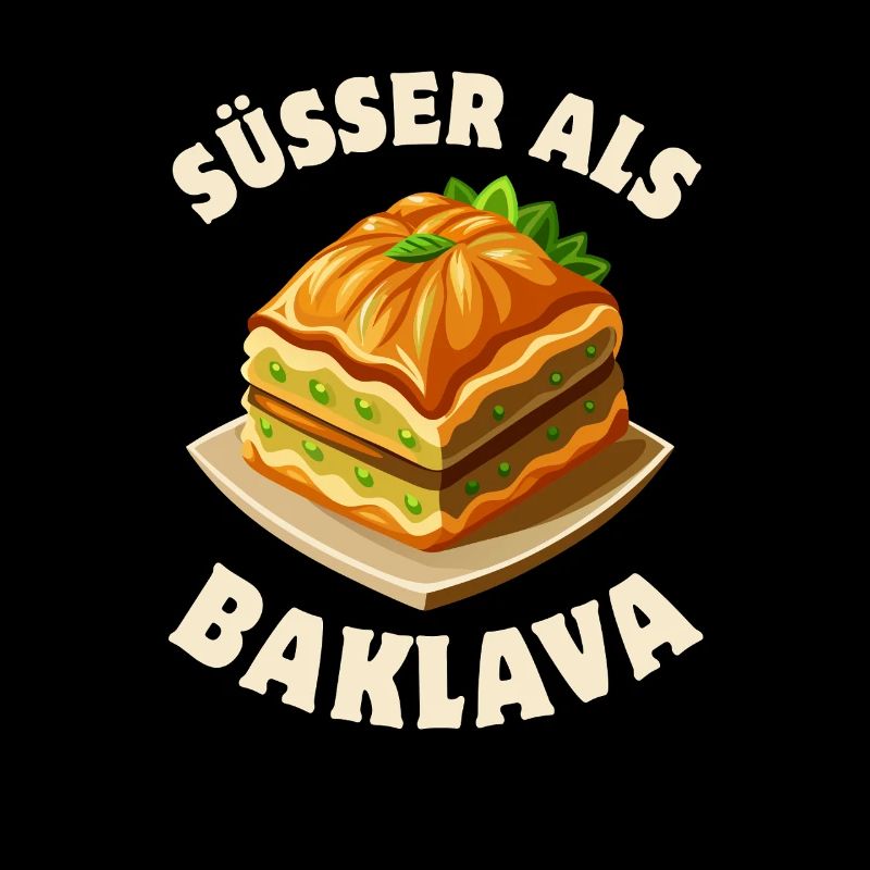 Süßer als Baklava - Süßspeise - Spruch