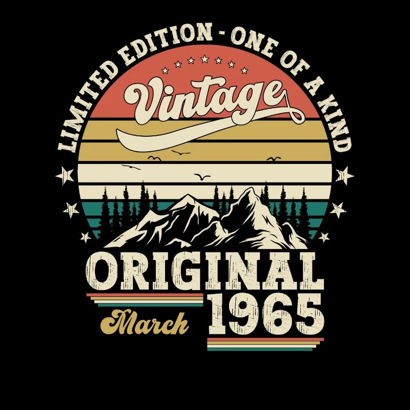60th Birthday Gift Man Vintage March 1965