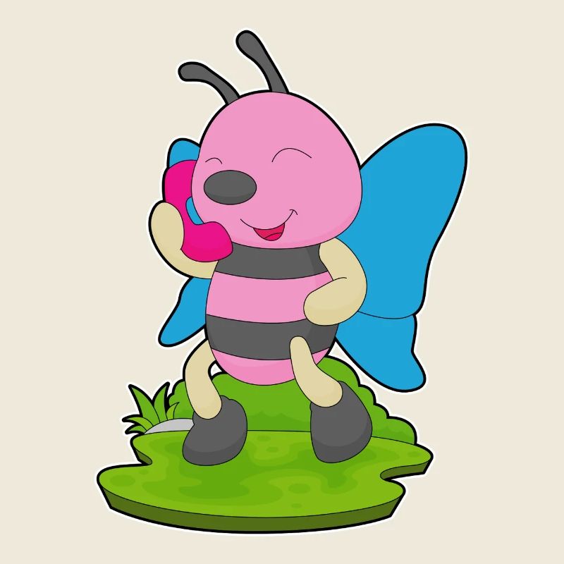 Schmetterling Telefon