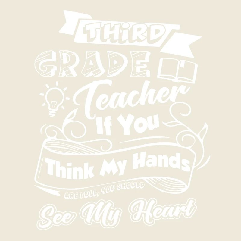 3rd Grade Teacher Full Heart