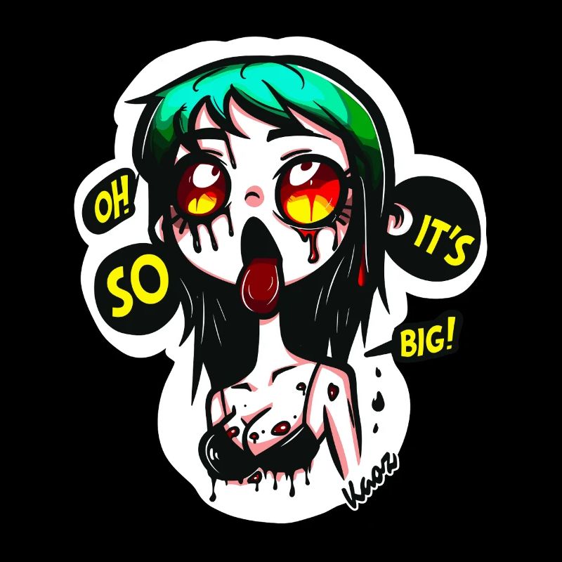Oh, c’est tellement grand : Zombie d’horreur choqué