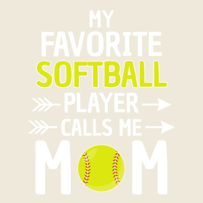 Softball Mama Spruch Softball Mutter