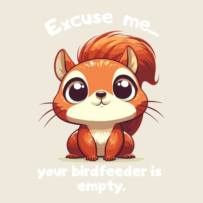 Garten Eichhörnchen Gärtner Gärtnerin Vogelfutter