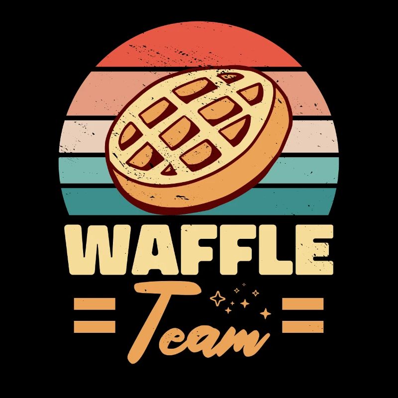 Waffle Team Frühstück Pfannkuchen Backfans