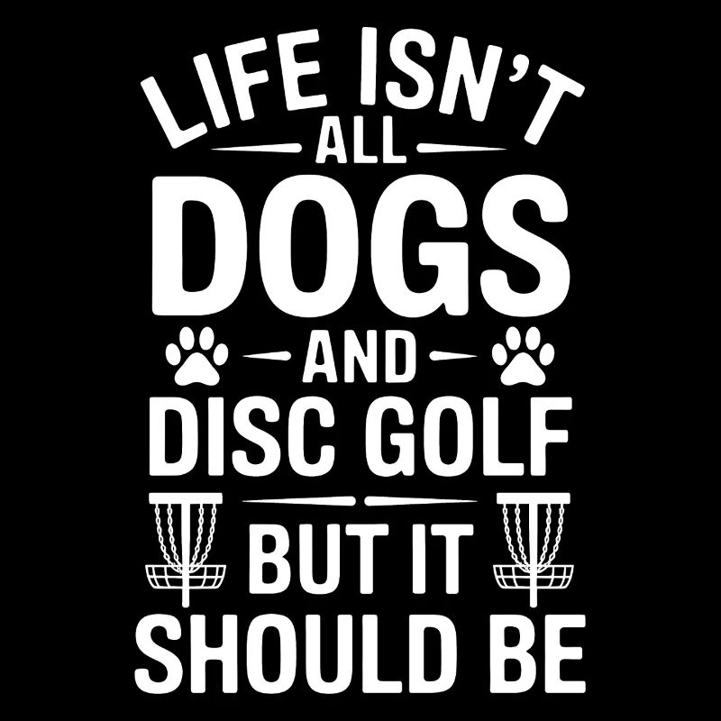 Disc Golf Dire Chiens Drôle Disc Golf Cadeau