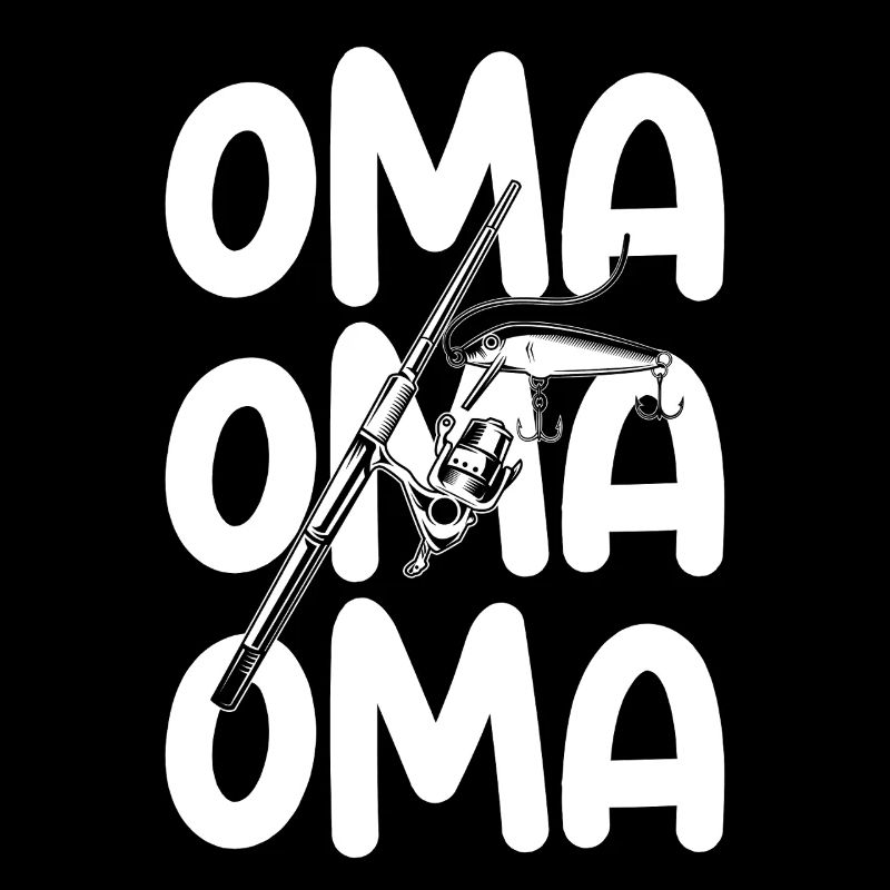 Anglerin Oma Großmutter Angeln