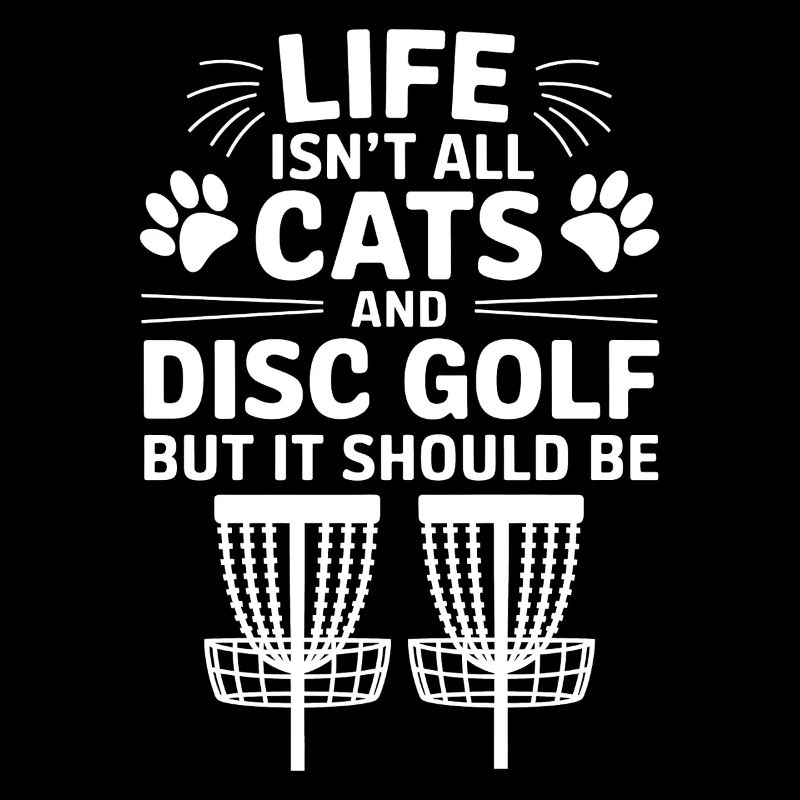 Discgolf Spruch Katzen Lustiges Discgolf Geschenk