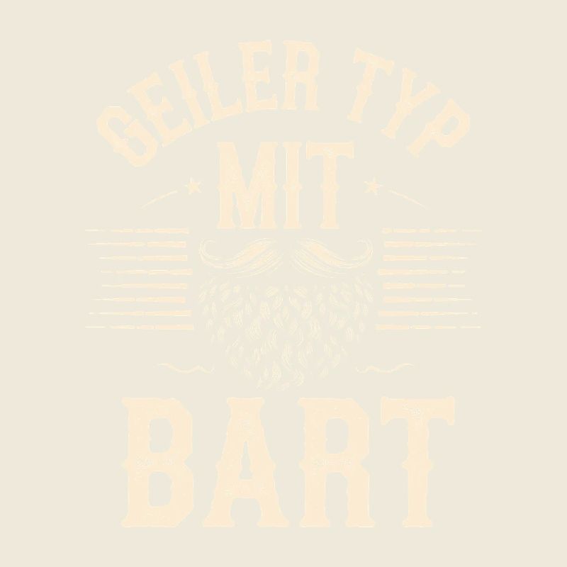 Geiler Typ Mit Bart Bartträger Barbier Vollbart
