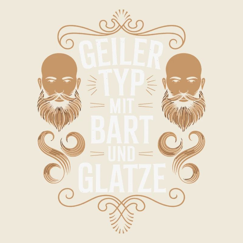 guy with beard & bald head beard wearer