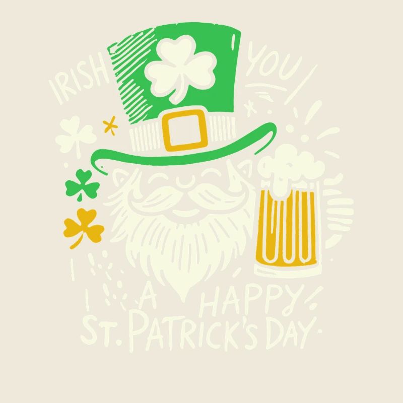 Fröhlichen St. Patrick's Day Feier mit Irish