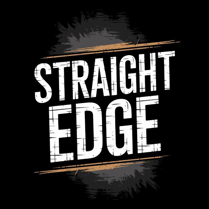 Straight Edge Lettering for Straight Edger Life