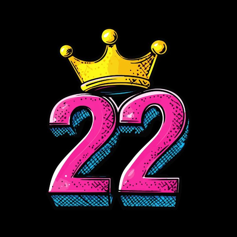 22 Number Jersey Crown