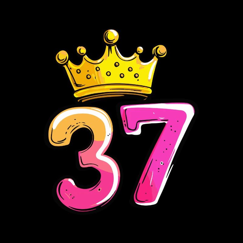 37 Numéro Jersey Couronne