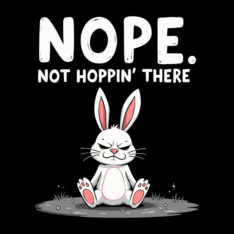Lapin Conception d’animaux sarcastiques