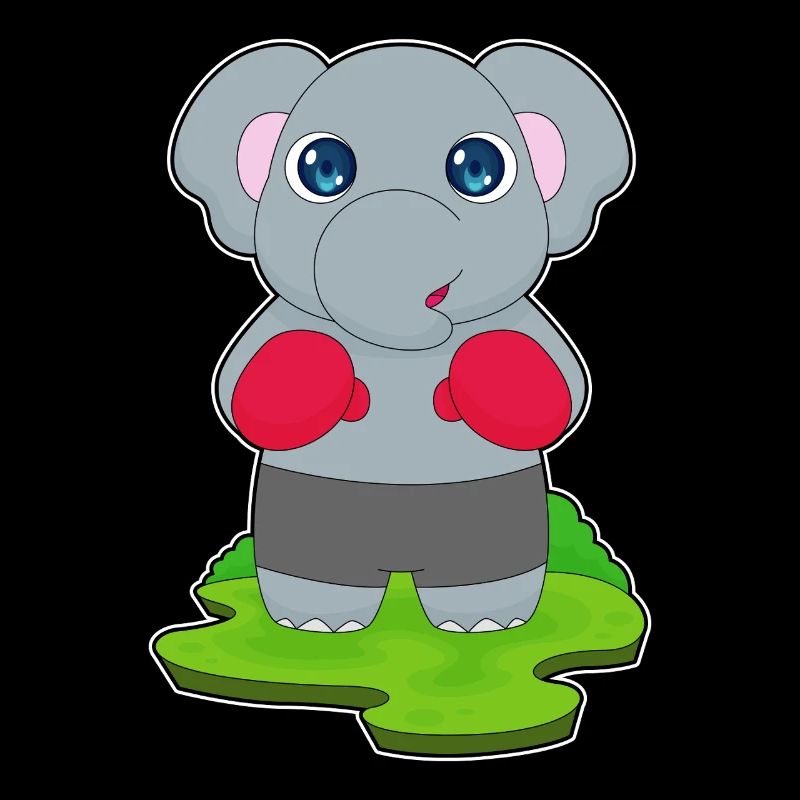 Elephant Boxer Boxing Gloves Boxing