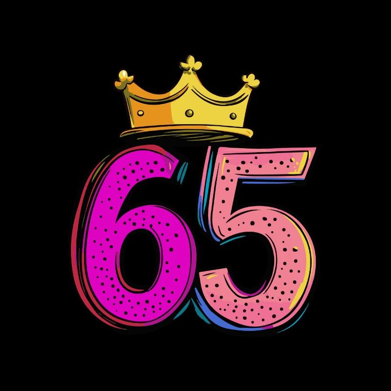 65 Number Jersey Crown