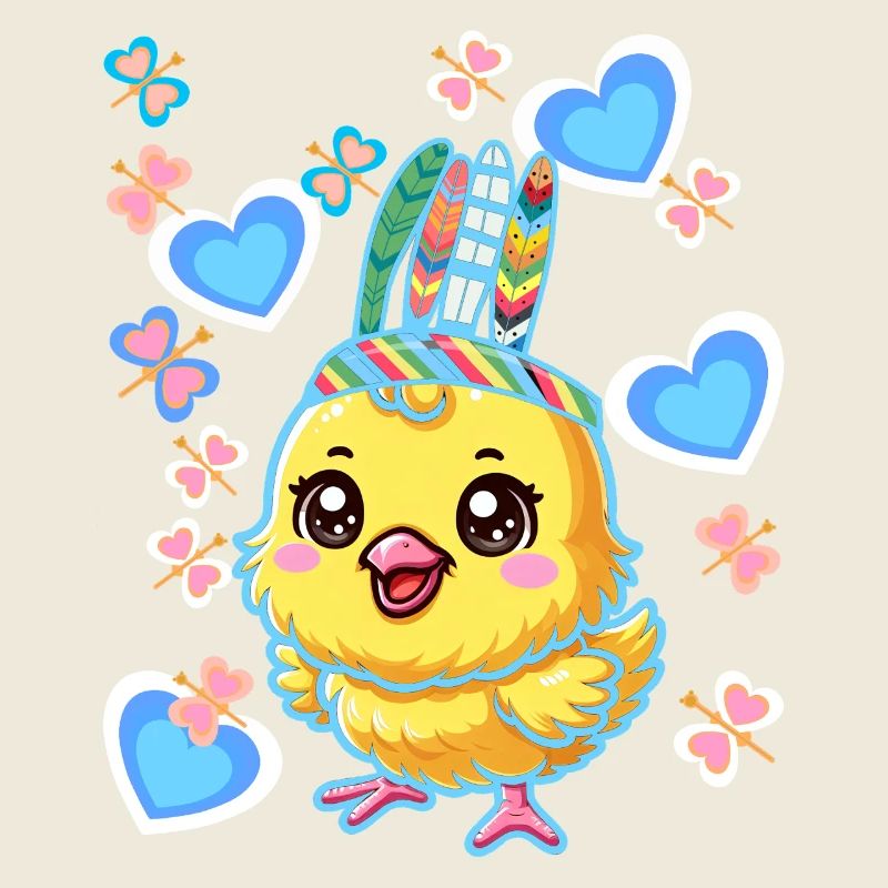 Hippie Hippies Chicken Chickens Chicks Easter
