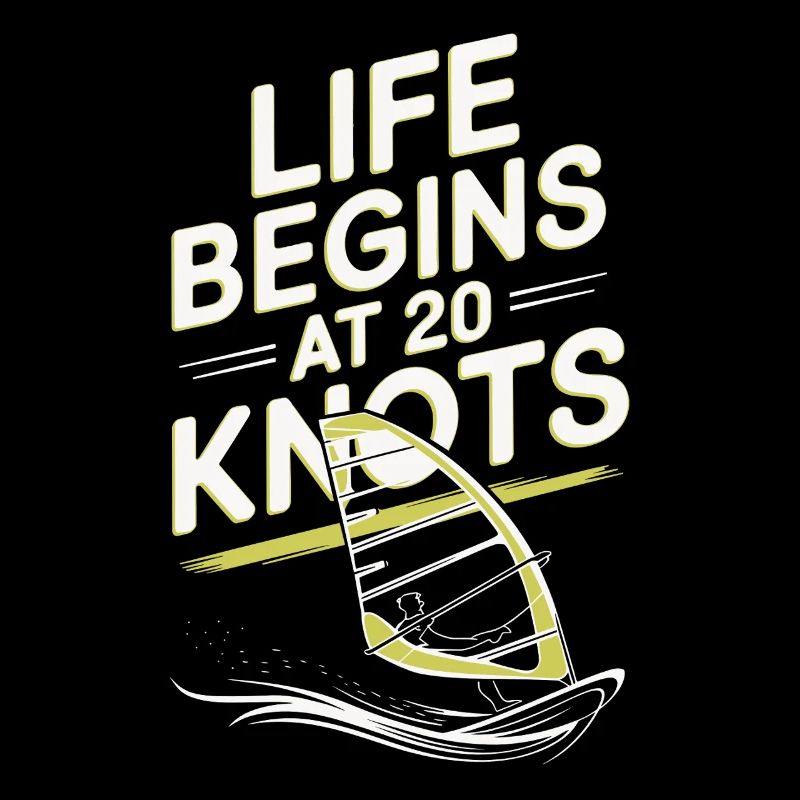 Windsurfing Life Begins At 20 Knots Windsurfer