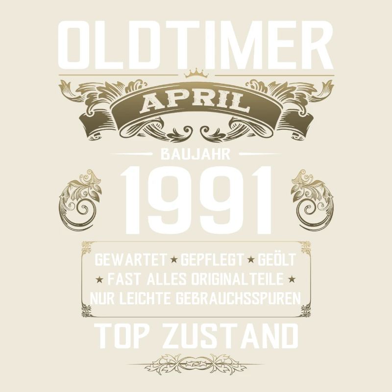 34. Geburtstag Geschenk Mann Oldtimer April 1991