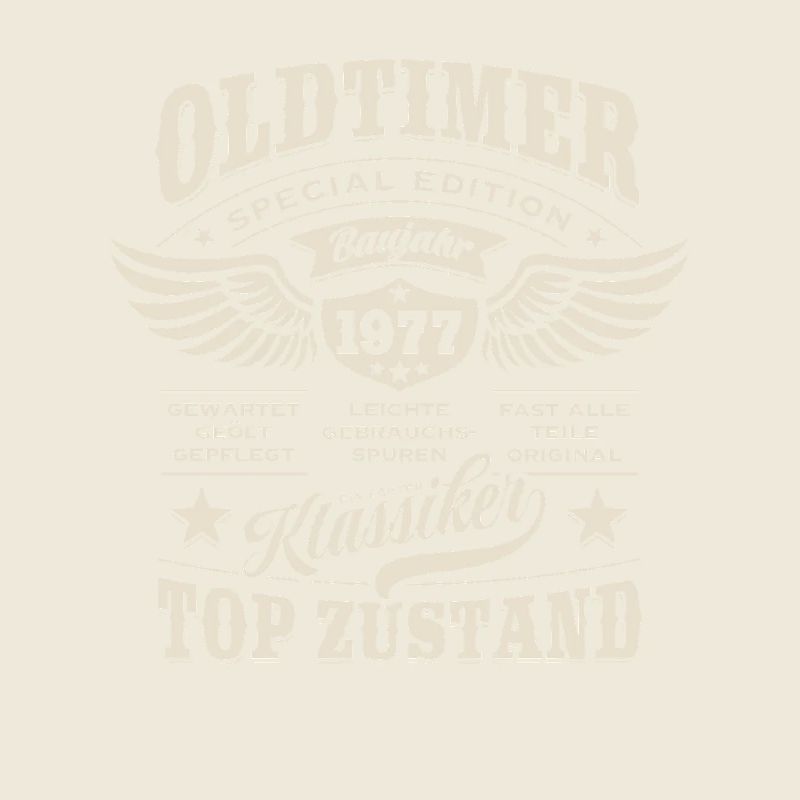 Oldtimer Baujahr 1977 - Geburtstag - Geschenk