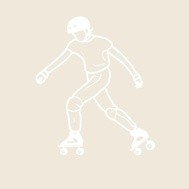 Roller Skating Drawing