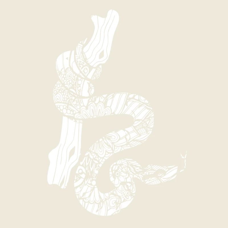 Boa Constrictor Floral Pattern